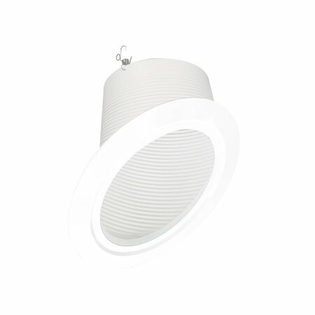 NORA LIGHTING 6in Super Sloped Trim, White / White NTM-616/45W NTM-617/45W